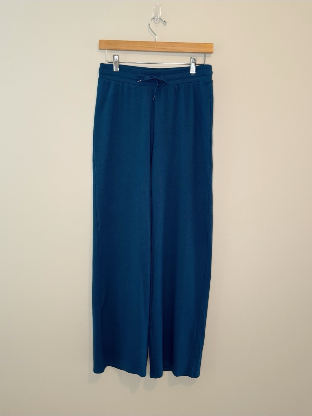 Aritzia HomeStretch Rib Kickback Pant Nocturnal Blue NWT Size S